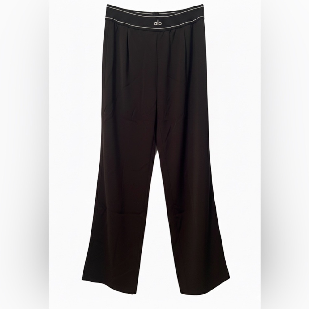 NWT Alo Yoga Black Suit Up Trouser (Long) – Size L - Picture 3 of 10